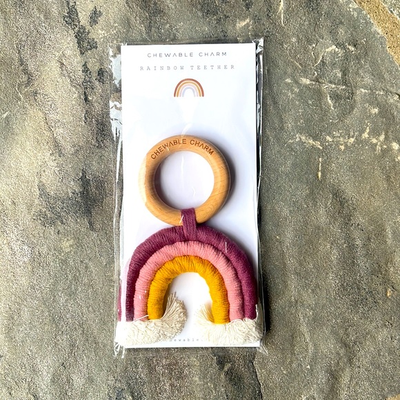 Rainbow Macrame Teether- Rose and Blush
Chewable Charms - Picture 4 of 5
